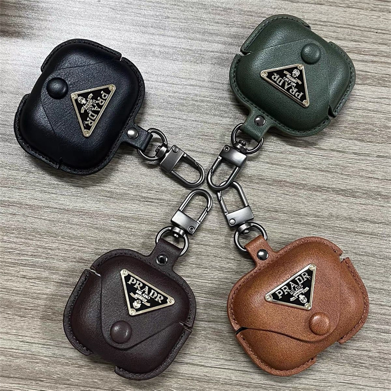 プラダ airpods pro3 ケース ハイ ブランド airpods pro 第 二 世代 ケース 人気 おすすめ prada airpods ケース メンズ ブランド かっこういい airpods 4 ケース レザー おしゃれ