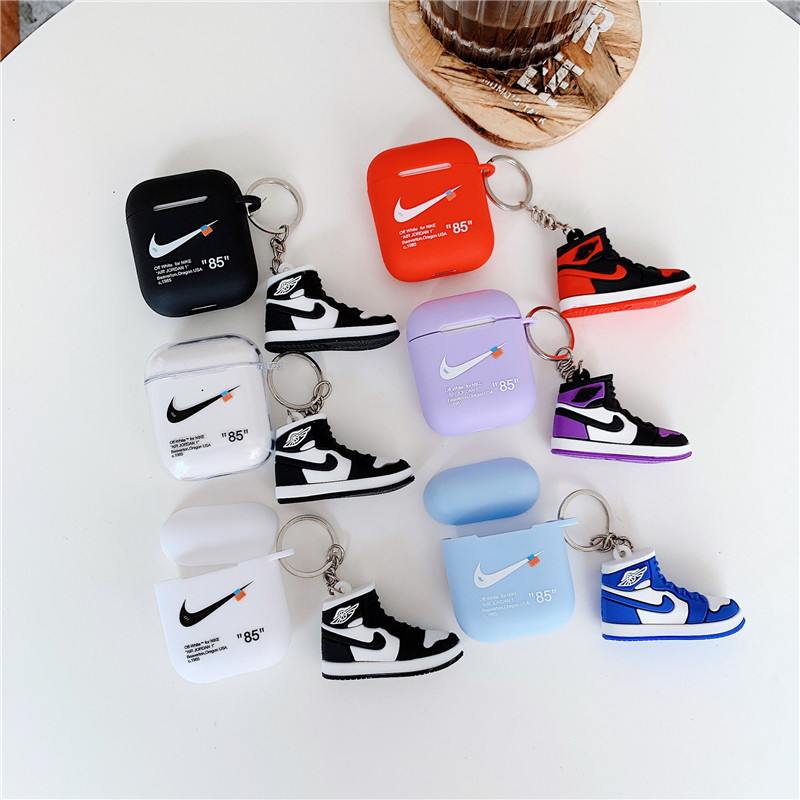 airpods pro1/2 ケース ナイキ エアーポッズケース nike airpods4 カバー カップル スポーツブランド チャーム付き airpods 3 ケース おしゃれ