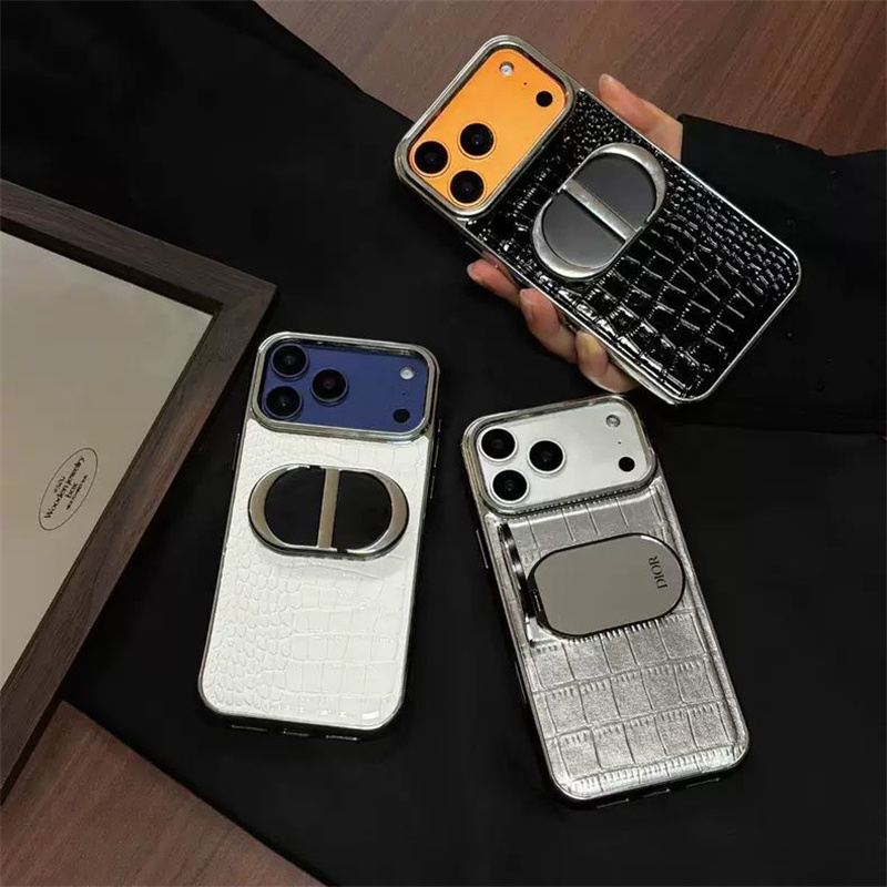 dior iPhone 18pro ケース おすすめ ブランド 鏡 スタンド付き iPhone17 ケース 韓国 おしゃれ iPhone16/15pro ケース ミラー付き スマホ ケース iPhone14 ケース 人気 女子