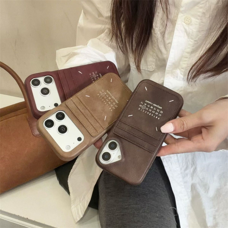 iphone 17 ケース ハイ ブランド Margiela iphone 17 pro max ケース カード 収納 iphone16/15 ケース おすすめ スマホケース iphone 14/13 ケース 韓国 人気